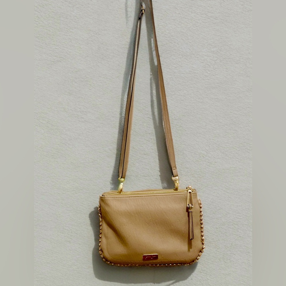 Jessica Simpson Tan Camille Crossbody Bag